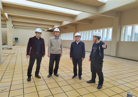 廖立波、何勇到項目開展一季度暨復工復產(chǎn)綜合大檢查